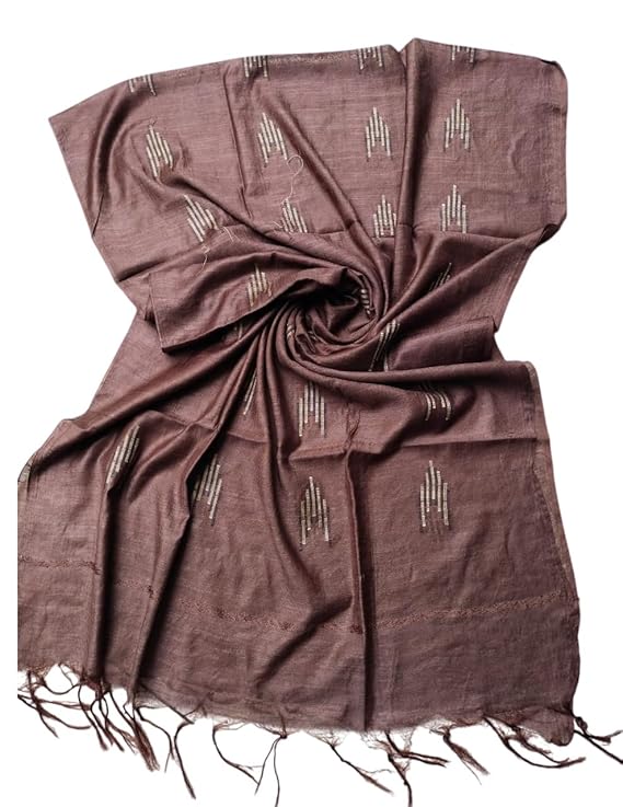 Elegant Cotton Viscose Dupatta with Intricate Weave Pattern – 2.5 Metres | Lightweight & Versatile