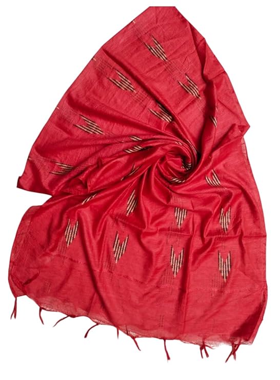 Elegant Cotton Viscose Dupatta with Intricate Weave Pattern – 2.5 Metres | Lightweight & Versatile