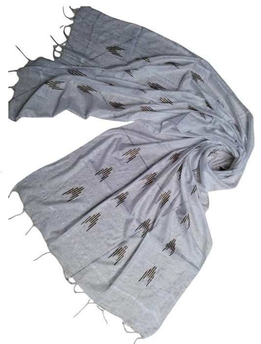 Elegant Cotton Viscose Dupatta with Intricate Weave Pattern – 2.5 Metres | Lightweight & Versatile